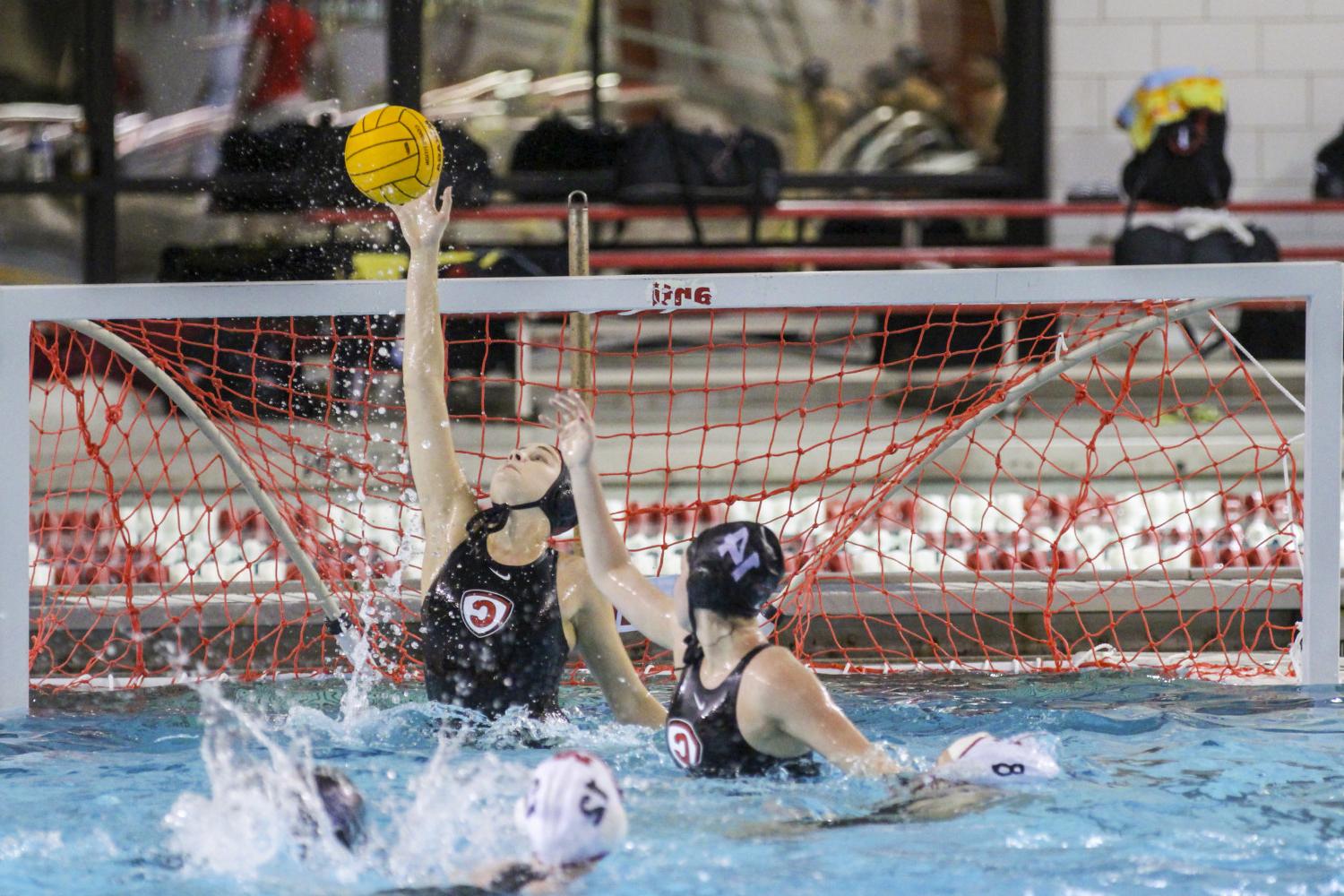 <a href='http://7wu.863024.com'>博彩网址大全</a> student athletes compete in a water polo tournament on campus.